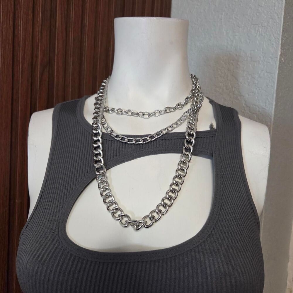Notinlist Women's Grey and Silver Jewellery